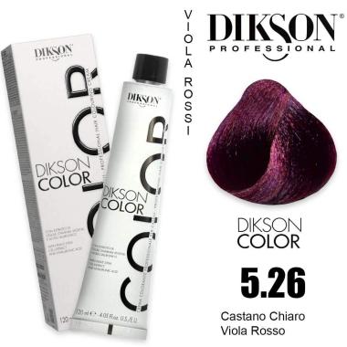 Dikson color 120 ml 5.26 castano chiaro viola rosso