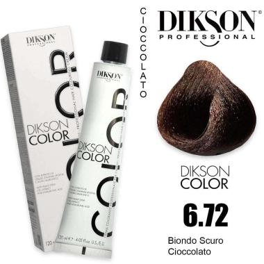 Dikson color 120 ml  6.72 biondo scuro cioccolato