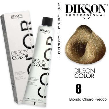 Dikson color 120 ml 8 biondo chiaro freddo