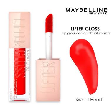 Maybelline lifter gloss sweet heart 23 + acid hyaluronic