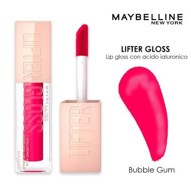 Maybelline lifter gloss bubblegum 24 + acid hyaluronic