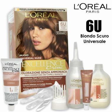 L'oreal colorazione triplo trattamento excellence nude biondo scuro