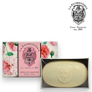 La florentina box soap 300gr rosa di maggio