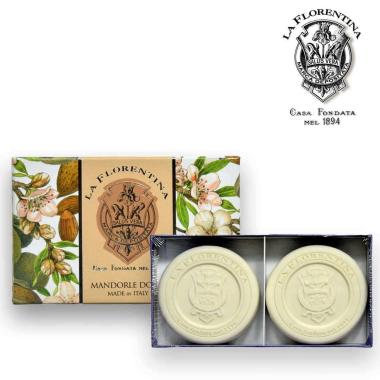 La florentina soap set 2 x 115 gr mandorle dolci