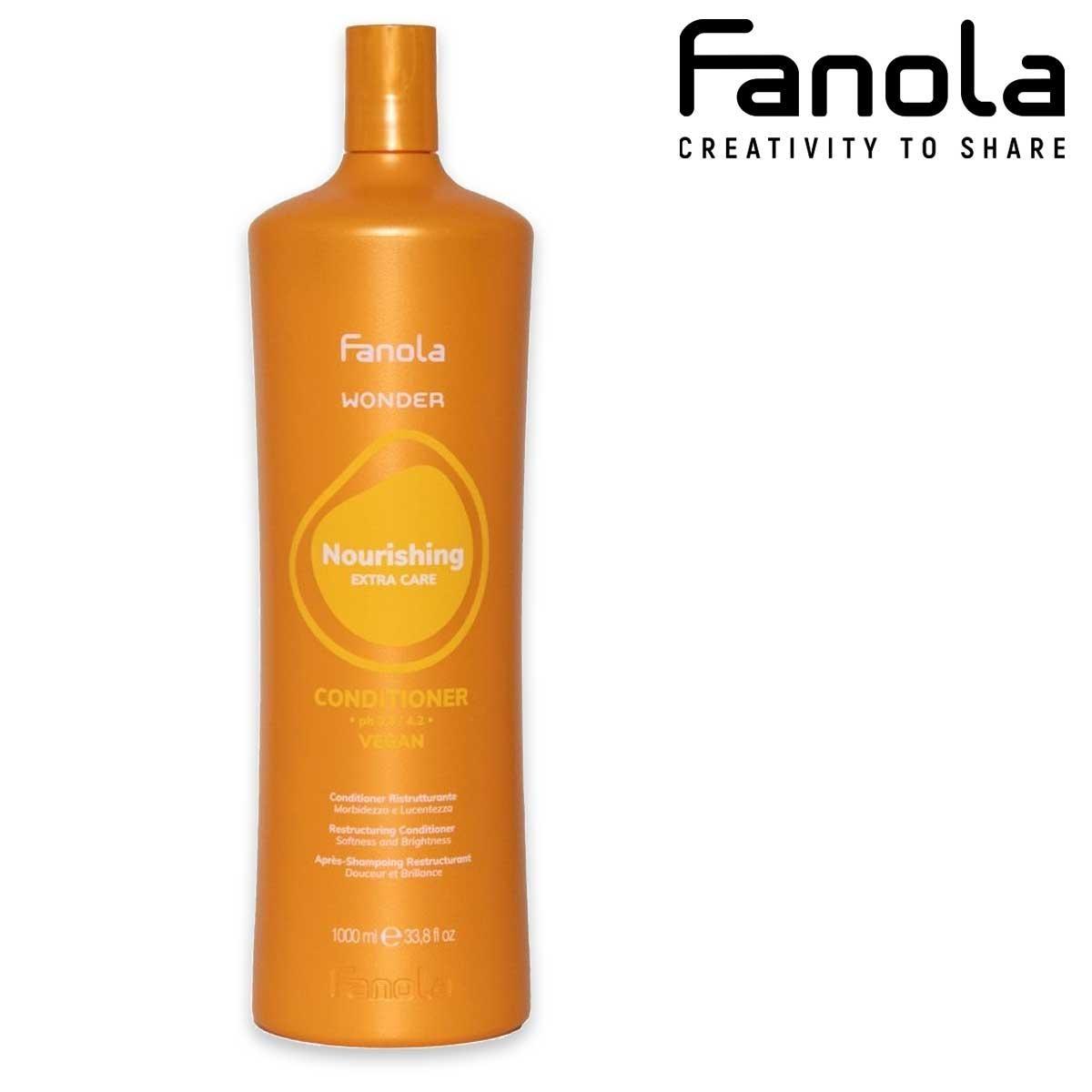 Fanola maschera ristrutturante morbidezza e lucentezza  1000 ml