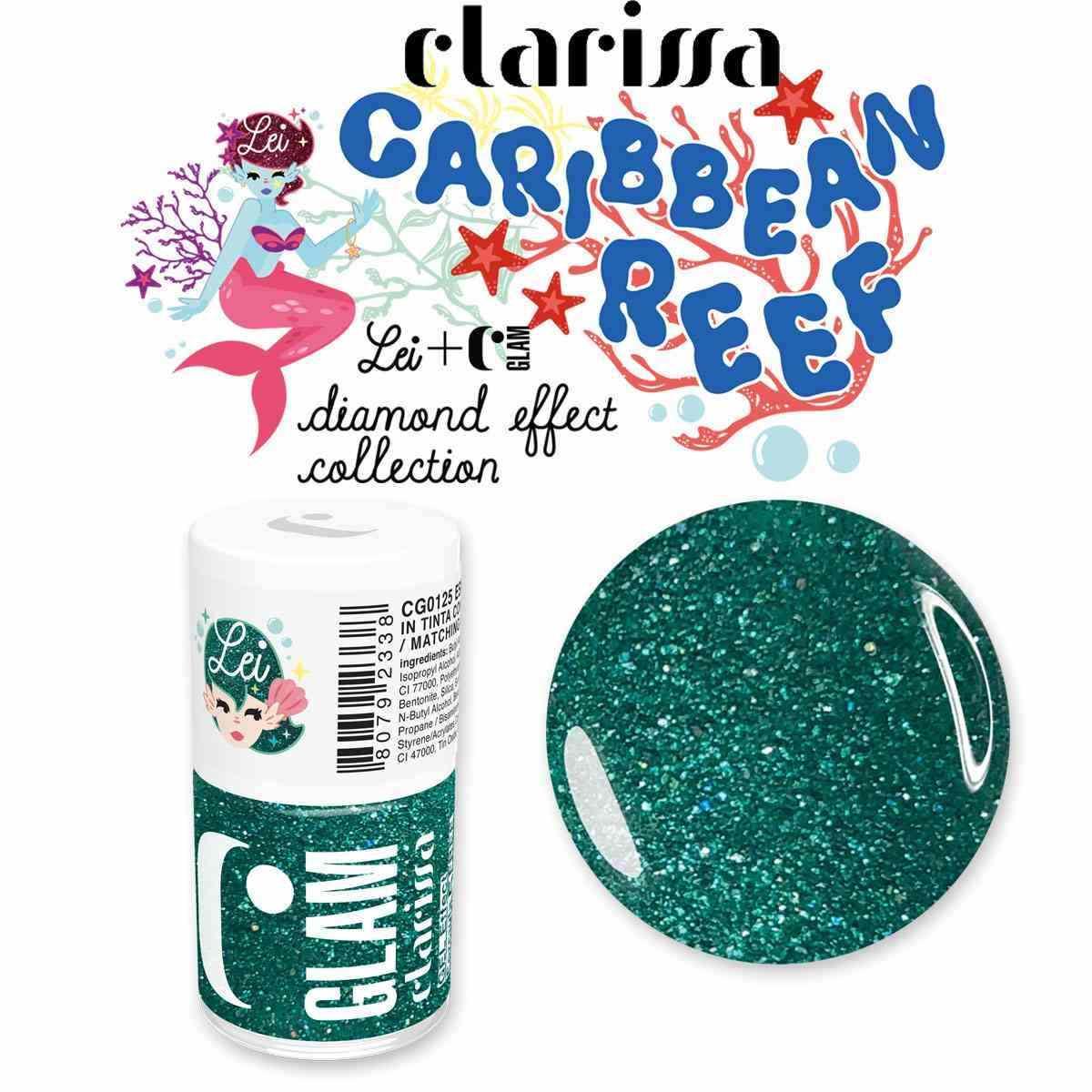 Clarissa 7ml smalto c-glam 125 esmeralda