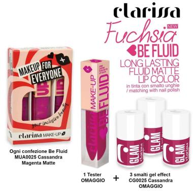 Be fluid lip color magenta matte cassandra