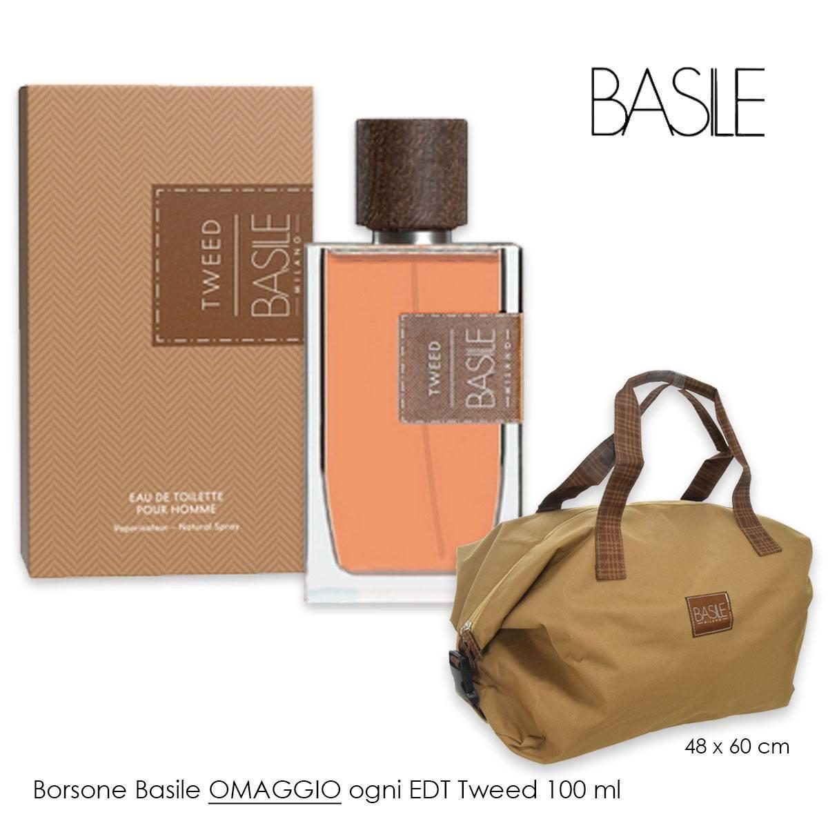 Basile tweed edt uomo 100 ml + borsone omaggio