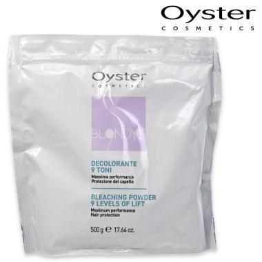 Oyster blondye decolorante 9 toni vi 500 gr sacchetto stand uplq un1479