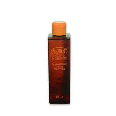 Ricordi d'oriente olio super abbronzante carota e olio d'argan 200 ml