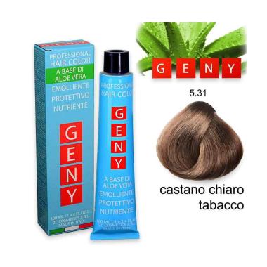 Geny professional tintura 100 ml castano chiaro tabacco 5.31