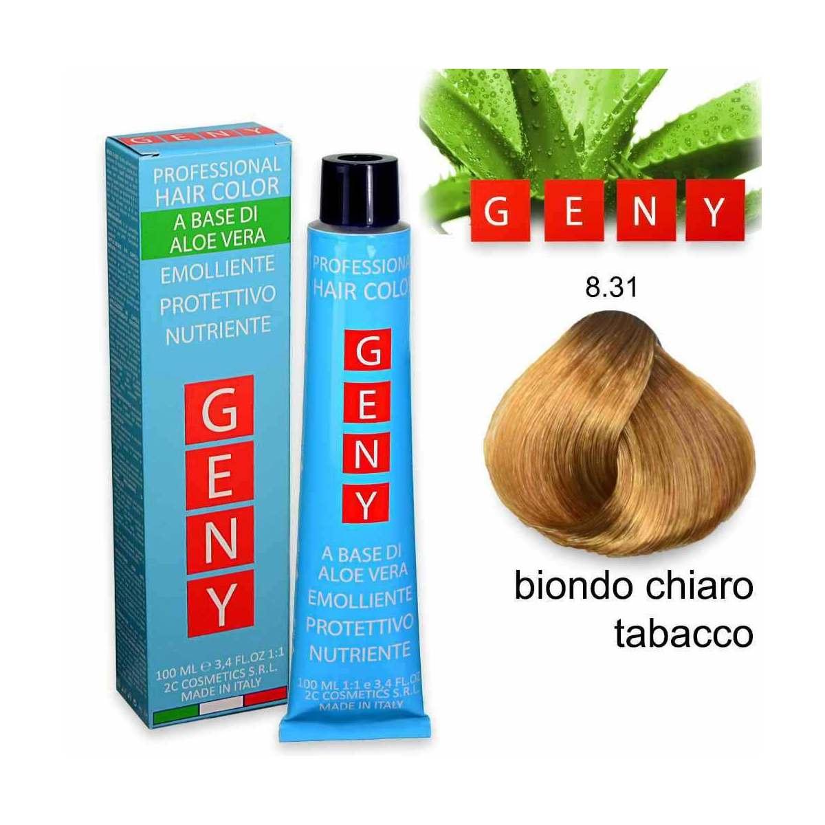 Geny professional tintura 100 ml biondo chiaro tabacco 8.31