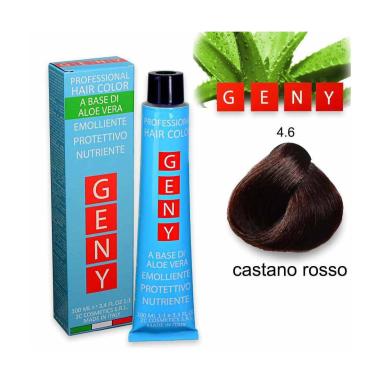 Geny professional tintura 100 ml castano rosso 4.6