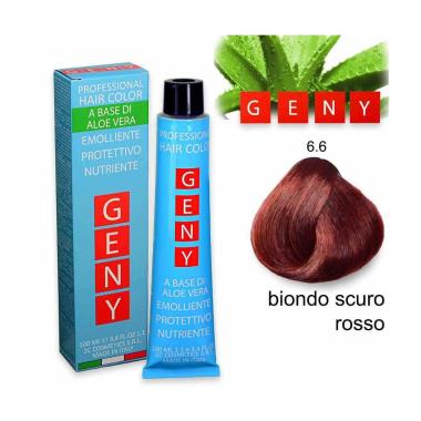 Geny professional tintura 100 ml biondo scuro rosso 6.6