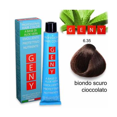 Geny professional tintura 100 ml biondo scuro cioccolato 6.35