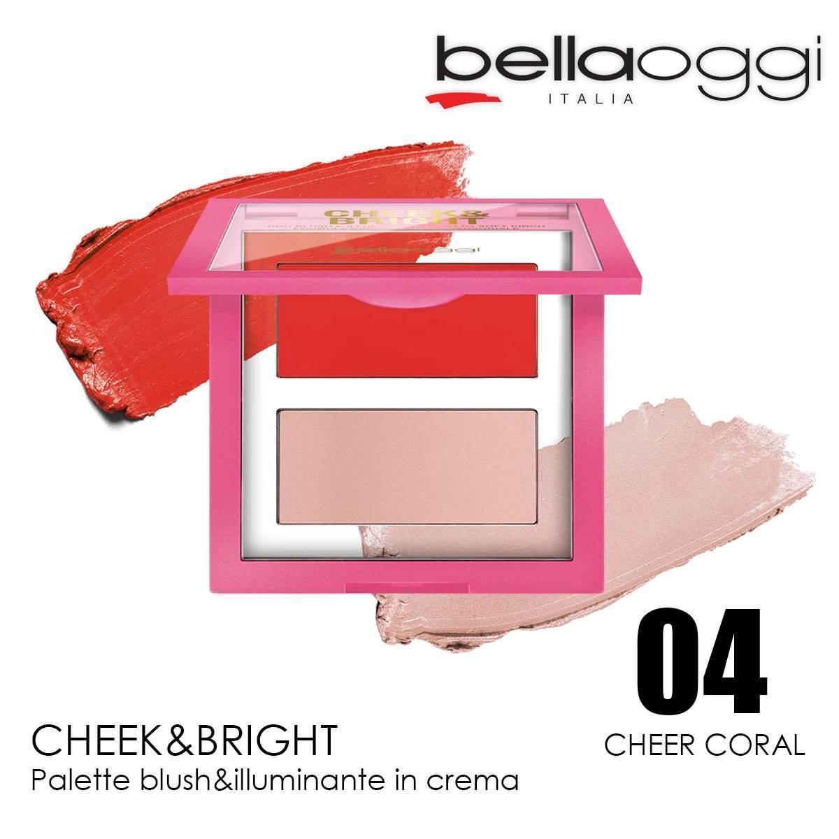 Bella oggi cheek and bright blush & illuminante in crema 004