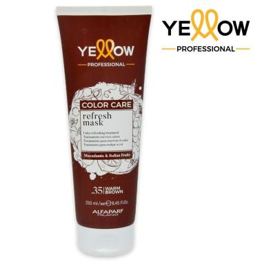 Alfaparf yellow color care pigment mask  35 warm brown 250ml