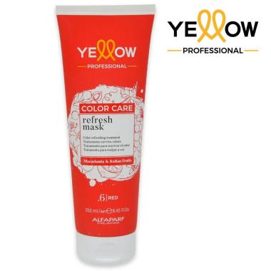 Alfaparf yellow color care pigment mask  6 red 250ml