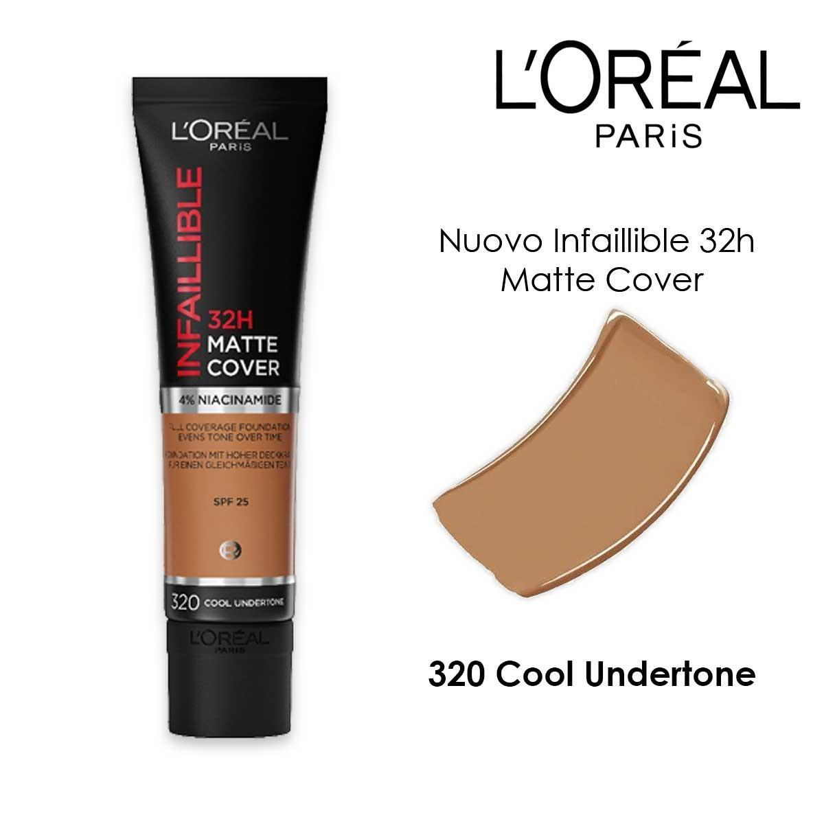 L'oreal infaillible 24h matte cover fondotinta 320