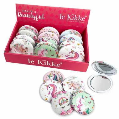 LE KIKKE SPECCHIETTO DA BORSA "UNICORN