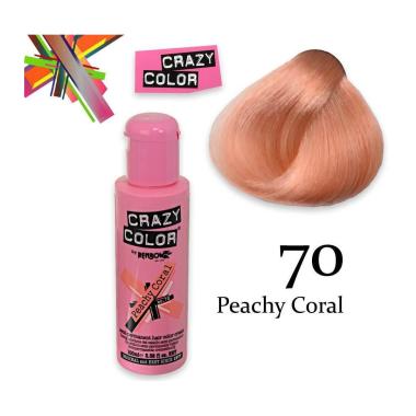 Crazy color semipermanente 100 ml peachy coral