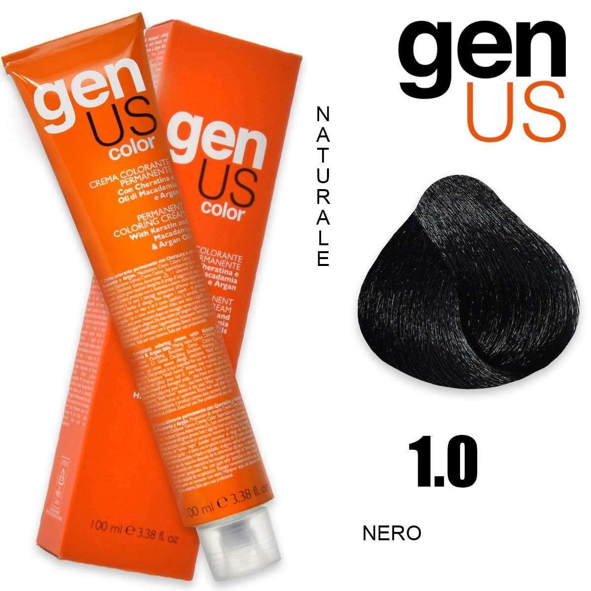 Genus permanent coloring  cream 100 ml 1.0