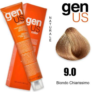 Genus permanent coloring  cream 100 ml 9.0