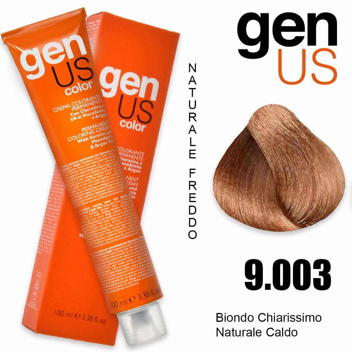 Genus permanent coloring  cream 100 ml 9.003