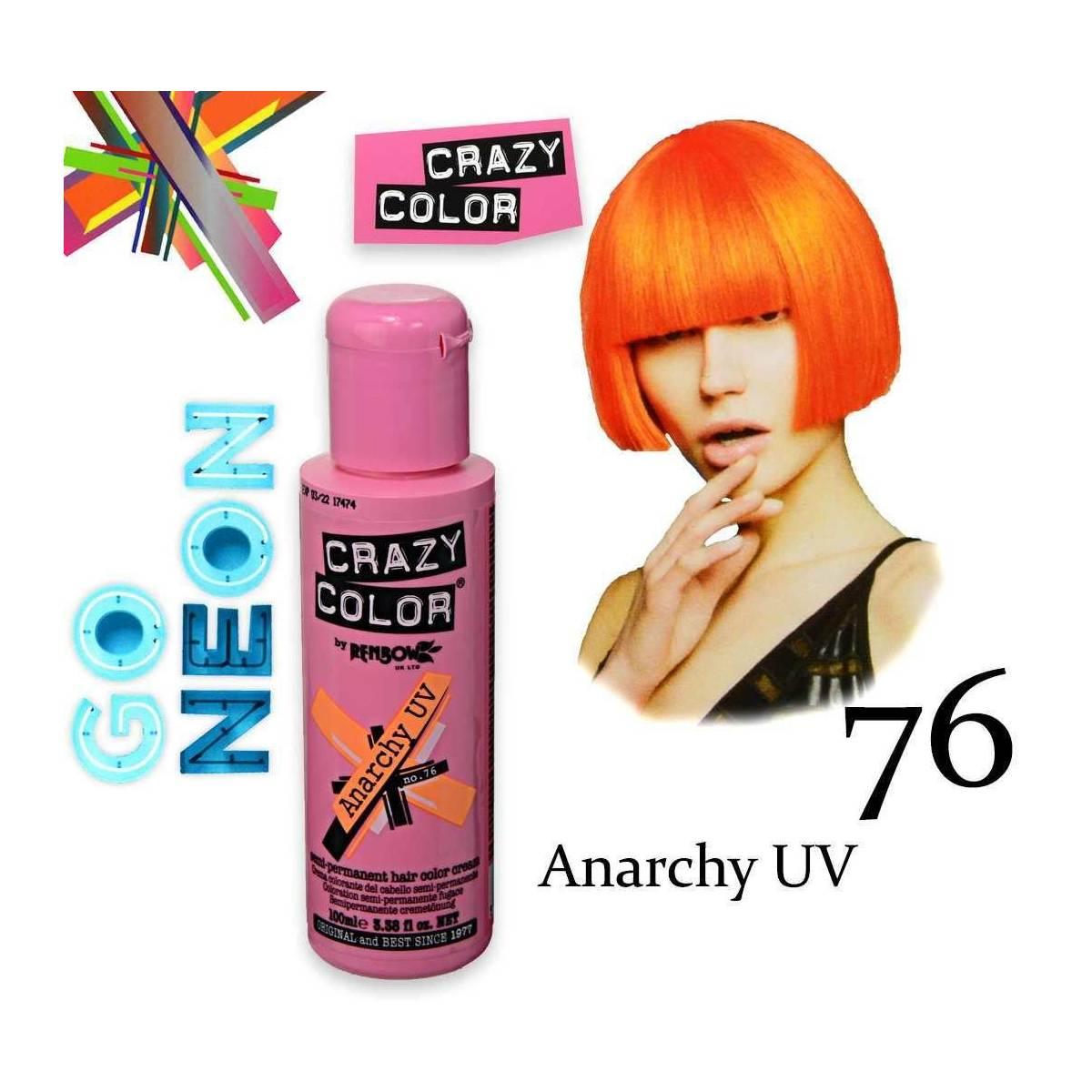 Crazy Color Crema Colorante Semipermanente per Capelli, Hot Purple,100 ml :  : Bellezza