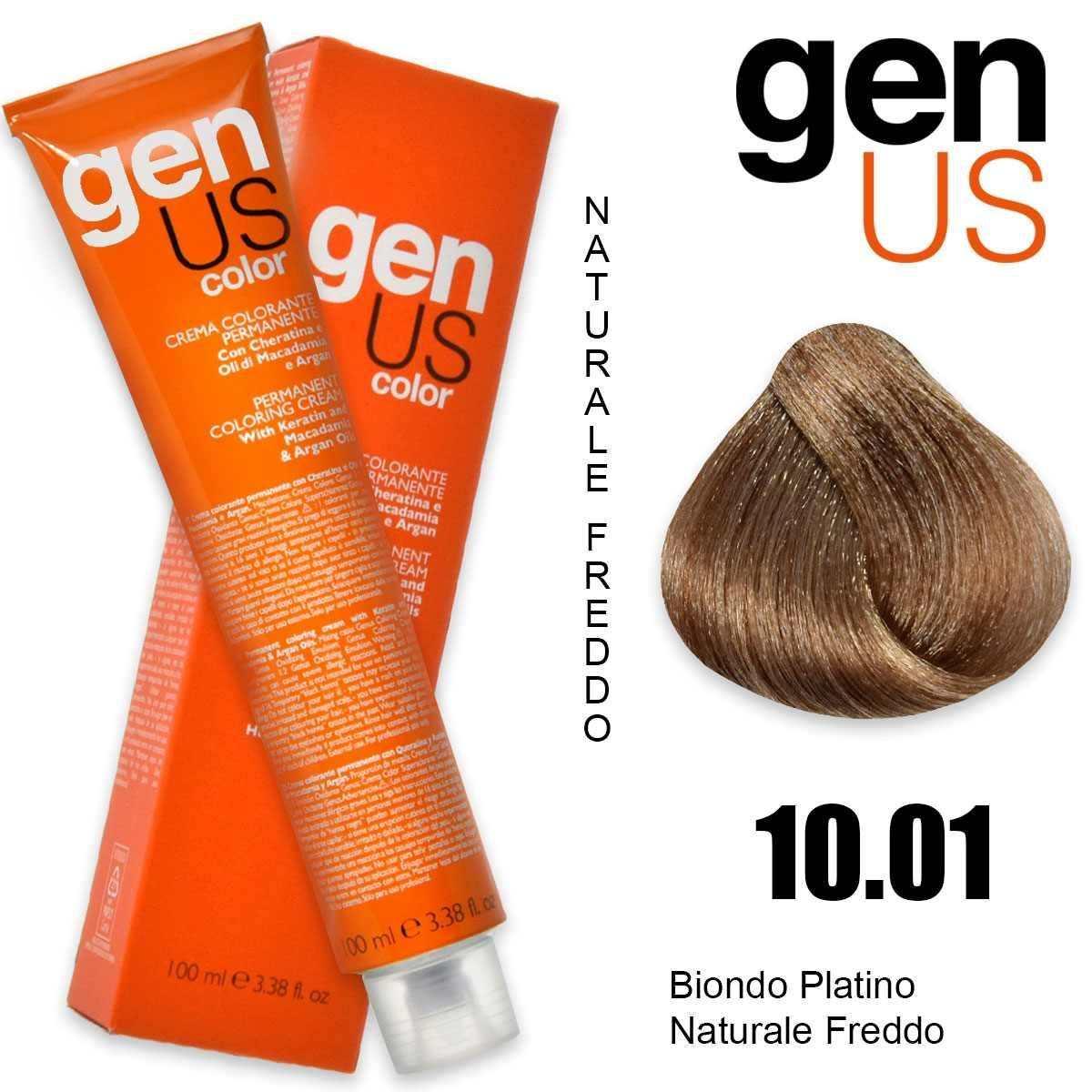 Genus permanent coloring  cream 100 ml 10.01