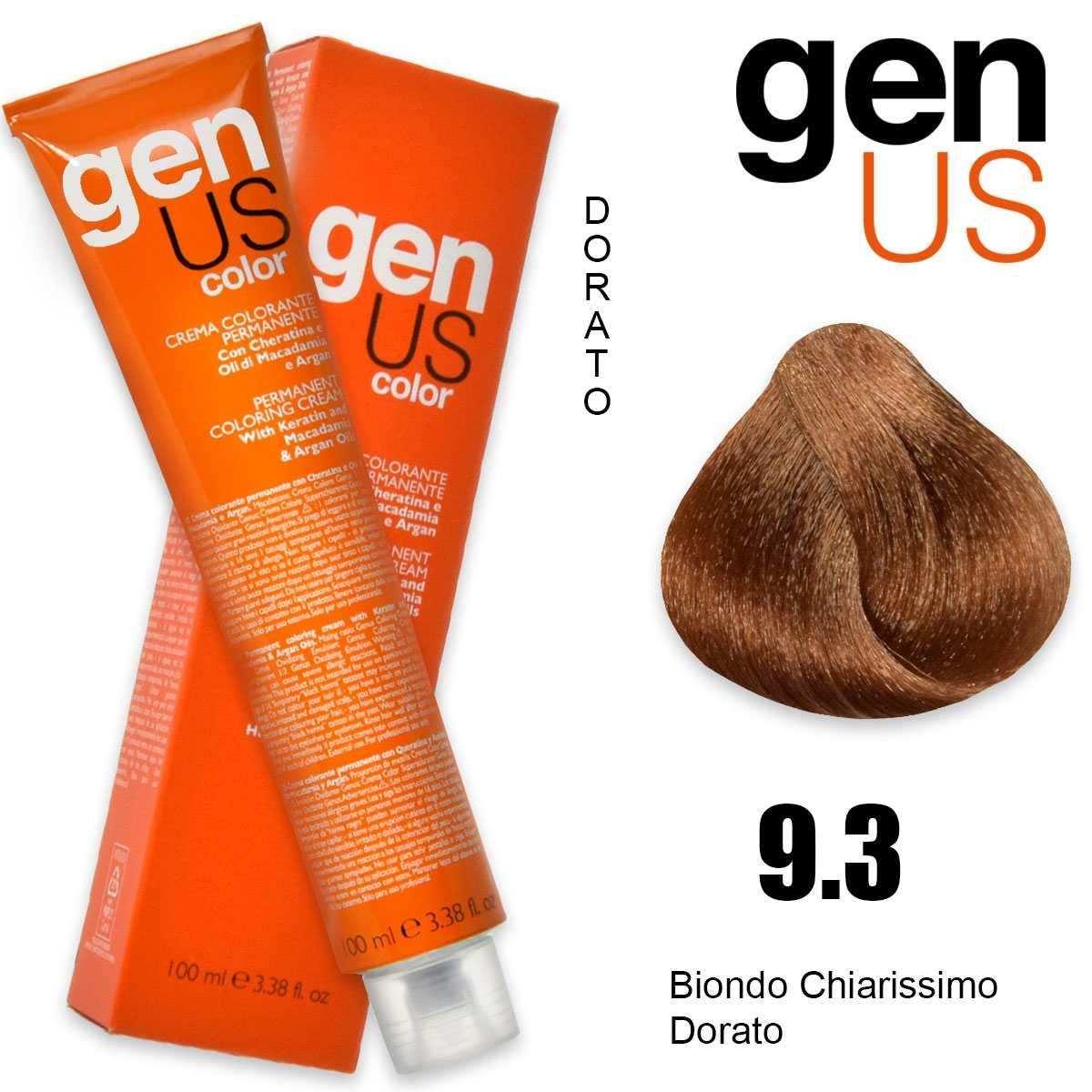 Genus permanent coloring  cream 100 ml 9.3