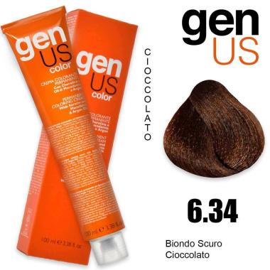 Genus permanent coloring  cream 100 ml 6.34