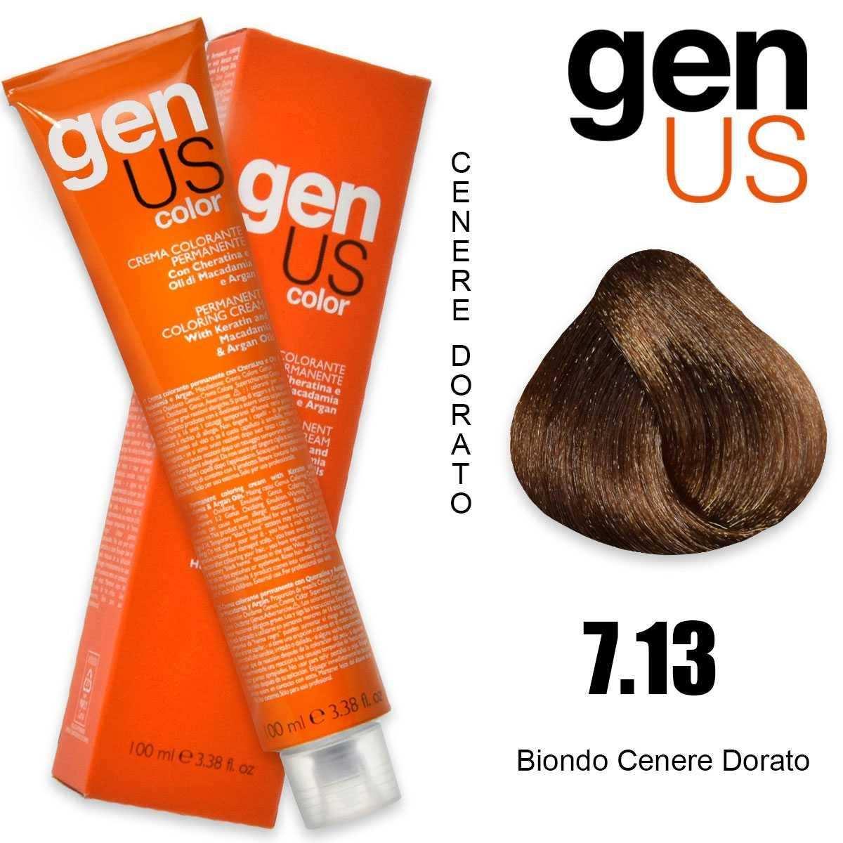 Genus permanent coloring  cream 100 ml 7.13