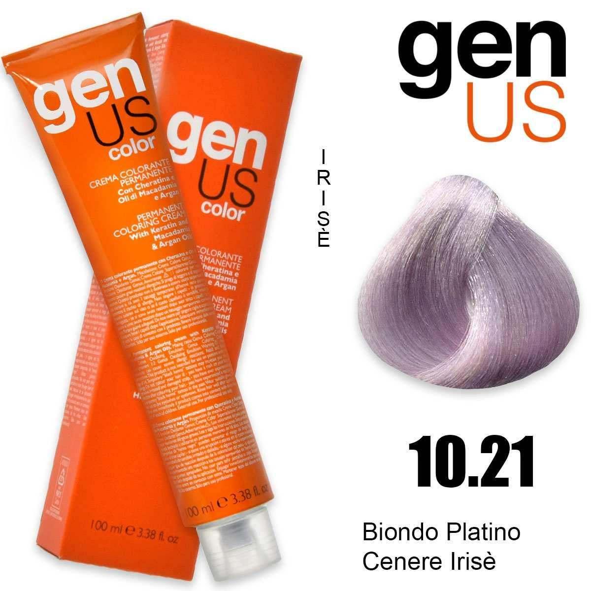 Genus permanent coloring  cream 100 ml 10.21