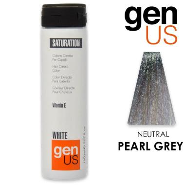 Genus saturation hair direct color pearl grey 150ml