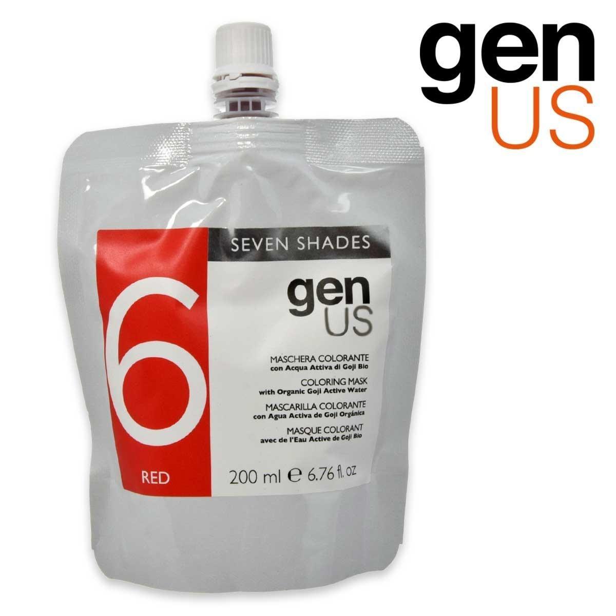 Genus seven shades 6 red coloring mask 200ml