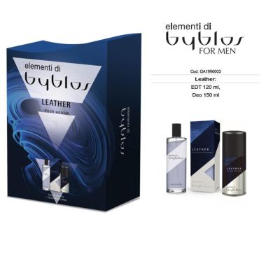 Byblos Elementi LEATHER: EDT120ml + Deo 150ml