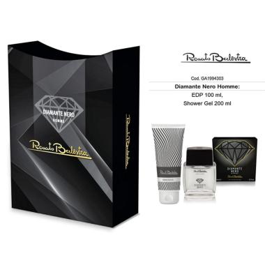 Renato balestra diamante nero pour homme: edp 100ml + shower gel 250 ml