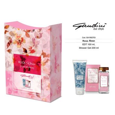 Gandini ROSA ROSE: EDT 100ml + Shower Gel 200ml