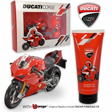 Ducati corse kids gift set (minimoto panigale + shampoo/shower gel 200ml) 2023