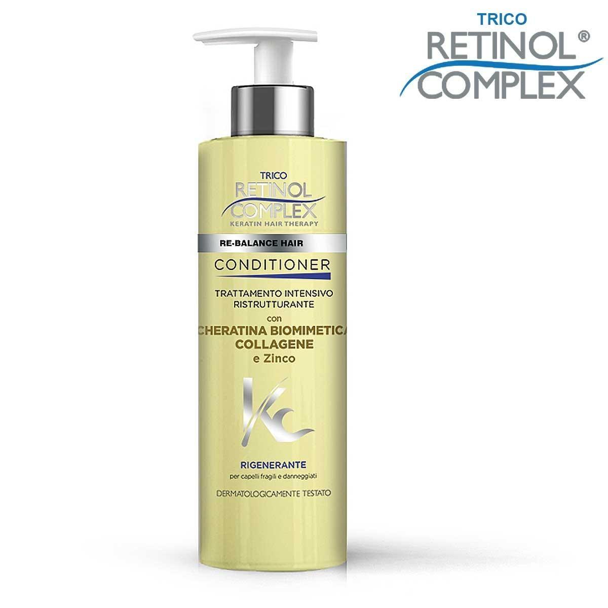 Trico retinol complex conditioner con cheratina biomimetica & collagene 500 ml