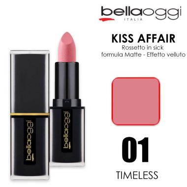 Bella oggi kiss affair matte rossetto stick timeless 001