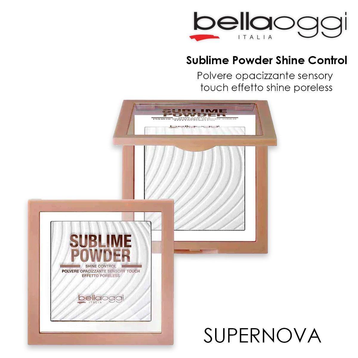 Bella oggi sublime powder shine control cipria compatta supernova 000