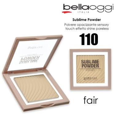 Bella oggi sublime powder shine control cipria compatta fair 110