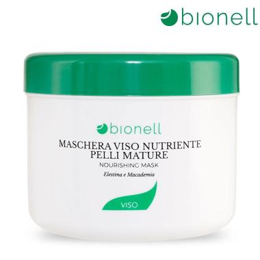 Bionell maschera viso nutriente pelli mature bionell 500 ml