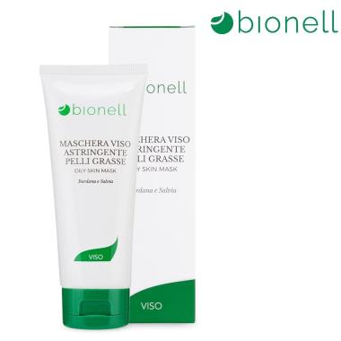 Bionell maschera viso astringente pelli grasse bionell tubo 100 ml