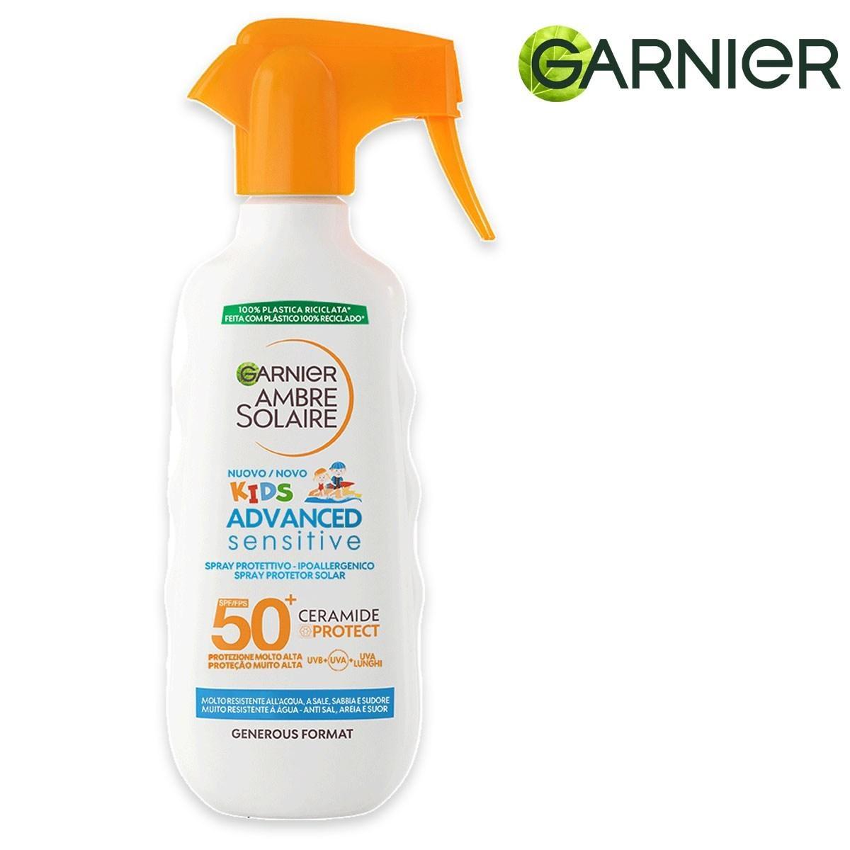 Garnier ambre solaire kids advanced sensitive ceramide 50+ 270ml spray