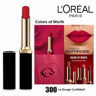 L'oreal color of worth rouge 100 le rouge confident