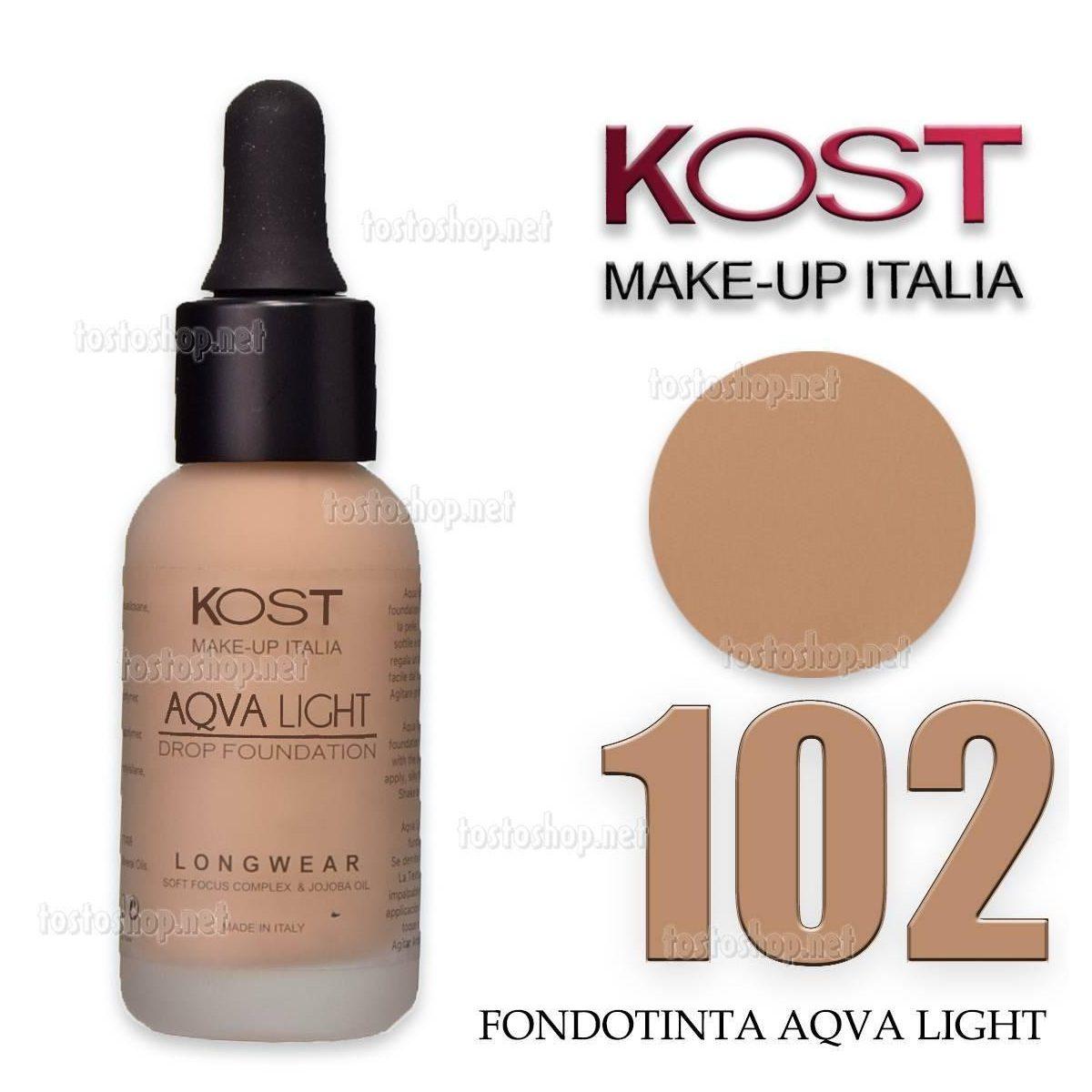 Fondotinta in drop aqvalight kost 102