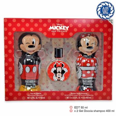 Mickey & minnie set edt 50ml + 2x gel & ch 1d 400ml